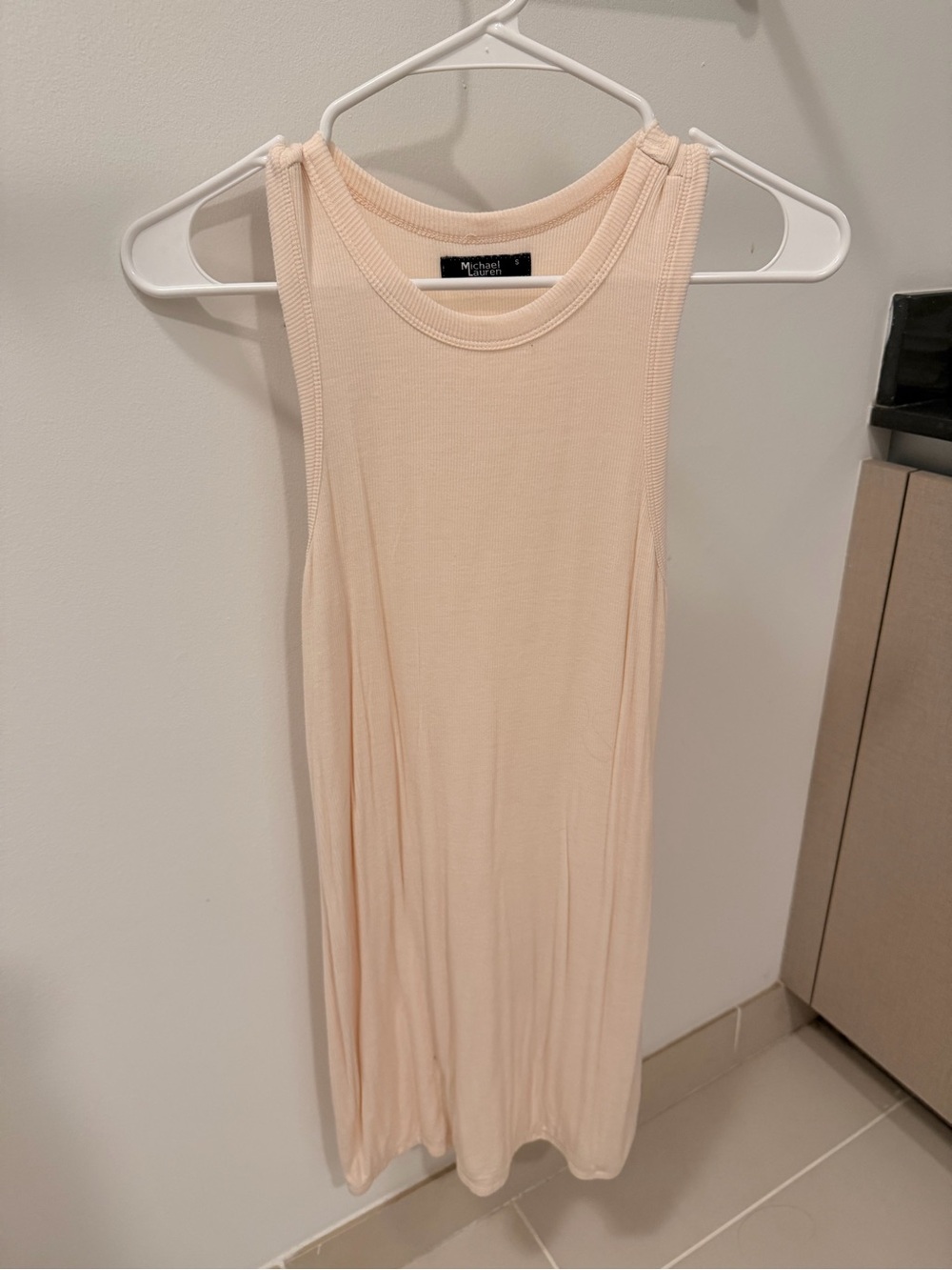 Michael Lauren Ribbed Tank Midi Dress Size Small